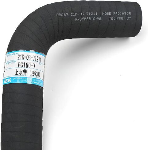 Upper Water pipe P0067 21K-03-71211 37660 29730 21K0371211 Compatible with Komatsu PC160-7 Excavator(Inside diameter:44-50mm) in Saudi Arabia