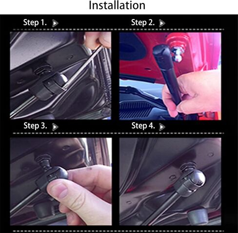 2PCS Lift Supports Front Hood Gas Spring Compatible for Porsche 911 1998-2005, Porsche Boxster 1997-2004 Front Trunk Body Code 996 in Kuwait