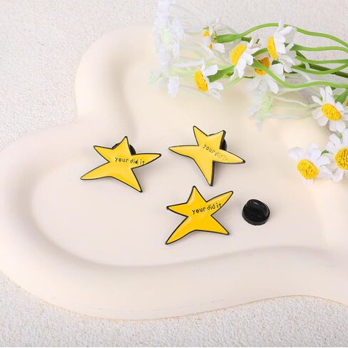 Your Did It Brooch Pin 3 PCS Funny Star المينا دبابيس ملهمة شارة بروش هدايا التخرج لحقيبة الظهر الملابس العصرية مجوهرات اكسسوارات in Kuwait