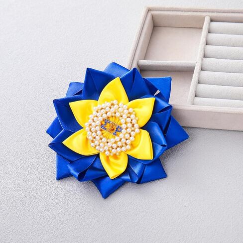 Beautiful Sigmaa Gamma Rho Flower Brooch Pin for Women 1922 SGRho Greek Sorority Gift Paraphernalia Jewelry Pearl & Satin Sorority Pin for Sisterhood Soror in Saudi Arabia