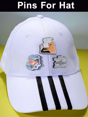 Funny Animal Enamel Lapel Pin Set, 12 Pack Metal Badges with Snarky Quotes, Cute Collectible for Backpack, Jacket, Hat, Office Gift in Kuwait