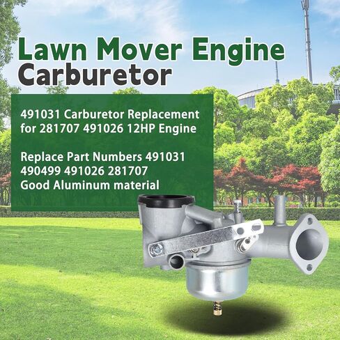 ALL-CARB 491031 490499 Carburetor Replacement for Briggs Stratton 252702 252707 253702 253706 393410 391788 393302 396501 251700 220700 in Saudi Arabia