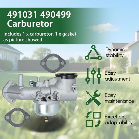 ALL-CARB 491031 490499 Carburetor Replacement for Briggs Stratton 252702 252707 253702 253706 393410 391788 393302 396501 251700 220700 in Saudi Arabia