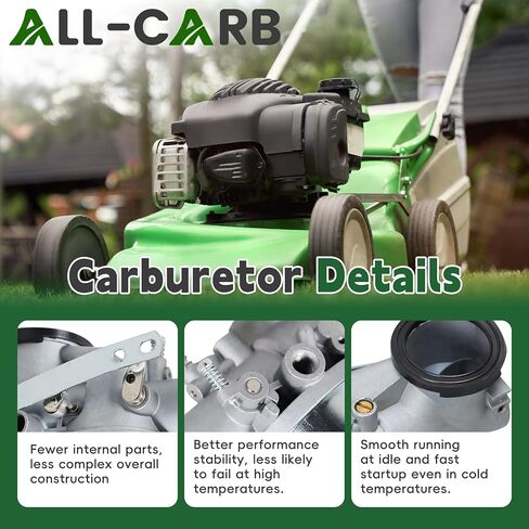 ALL-CARB 491031 490499 Carburetor Replacement for Briggs Stratton 252702 252707 253702 253706 393410 391788 393302 396501 251700 220700 in Saudi Arabia