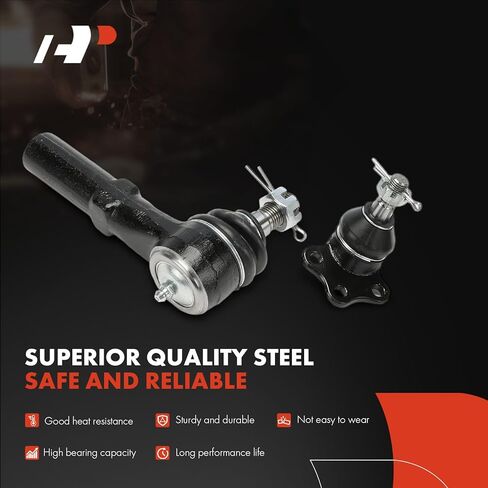 A-Premium Set of 10, Front Sway Bar Link, Upper & Lower Ball Joint, Outer Tie Rod End, Compatible with Dodge Durango 1999, Dakota 1997-1999, RWD Only in Saudi Arabia