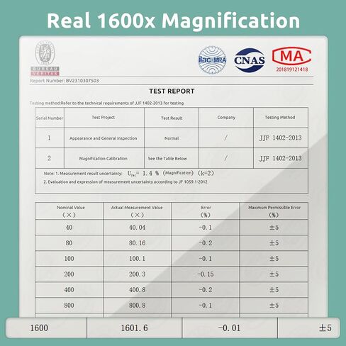 مجهر العلوم للأطفال - مجهر الطالب LED التكبير 40X-1600X مع 8 شرائح مُجهزة، لعبة مختبر العلوم التعليمية مع عدسات WF10x وWF20x، ألعاب العلوم والتكنولوجيا والهندسة والرياضيات للأطفال من سن 8 إلى 12 عامًا in Kuwait