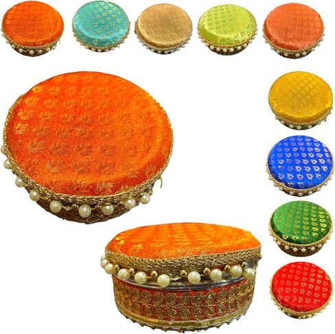 LoveNspire 4 Ct Steel Ladoo Box 250 Grams Festival Special Stainless Steel Sweets Gift Box Perfect for Holi Diwali Rakhi Housewarmings Mithaai Desert Box in Kuwait