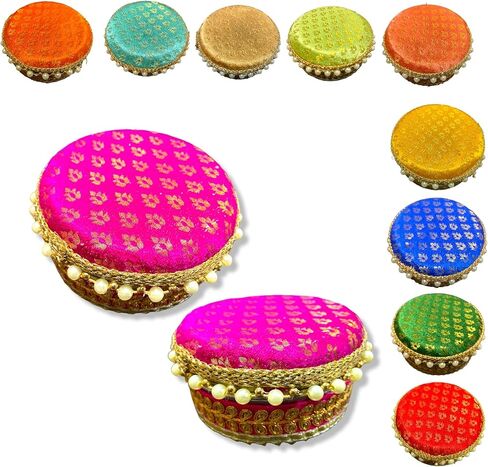 LoveNspire 4 Ct Steel Ladoo Box 250 Grams Festival Special Stainless Steel Sweets Gift Box Perfect for Holi Diwali Rakhi Housewarmings Mithaai Desert Box in Saudi Arabia