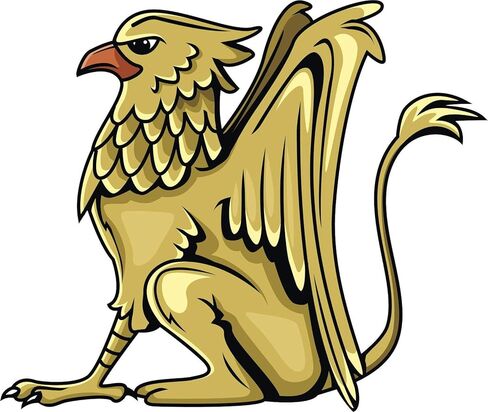 Golden Hawk Chimera Animal Cartoon Round Metal 0.75" Lapel Pin Hat Shirt Pin Tie Tack Pinback in Kuwait