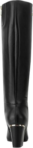 DKNY Women's Casonn Tall Knee High Boot with Block Heel Fashion in Saudi Arabia