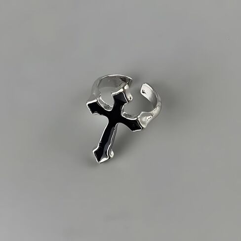 Cross Rings for Women Men Stainless Steel Religious Christian Cross Ring in Saudi Arabia