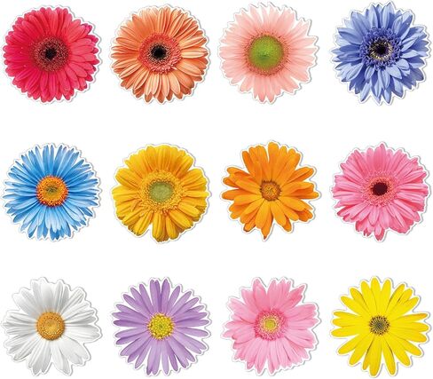 60pcs Flower Cutouts,Colorful Real Summer Floral Bulletin Board Decorations,5.11inch Springtime Bloom Classroom Decor for Kids DIY Craft School Projects Back to School Party Decor in Saudi Arabia