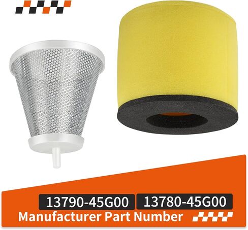 Air Filter W/Holder for Suzuki QuadRacer 450 LT-R450 LT-R450Z 2006-2009 13790-45G00 in Saudi Arabia