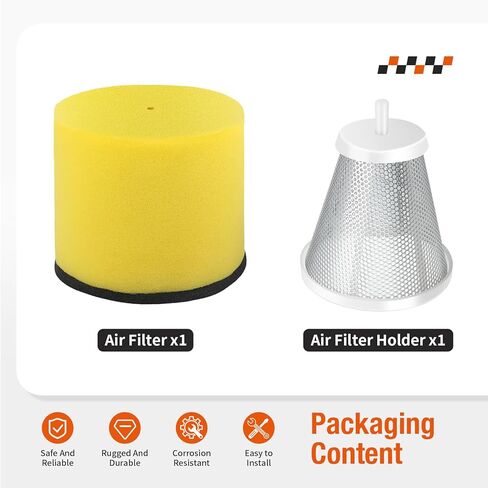 Air Filter W/Holder for Suzuki QuadRacer 450 LT-R450 LT-R450Z 2006-2009 13790-45G00 in Saudi Arabia