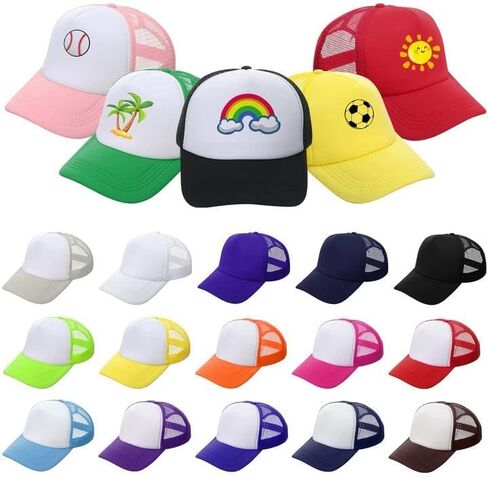 20 عبوة من قبعات سائقي الشاحنات الفارغة القابلة للتعديل قبعات بيسبول شبكية قابلة للتعديل للرجال والنساء in Kuwait