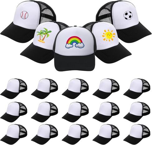 20 Pack Sublimation Blank Trucker Hats Bulk Adjustable Mesh Baseball Caps for Men and Women in Saudi Arabia