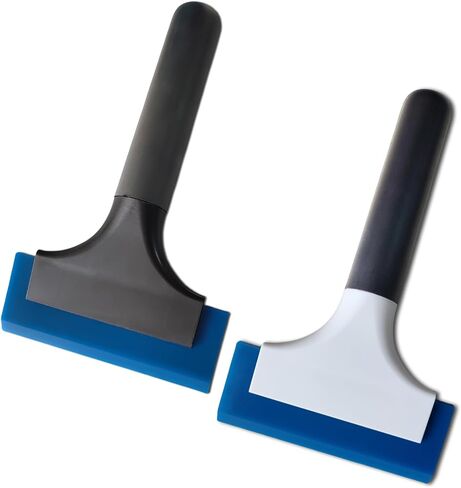 2 قطعة ممسحة صغيرة 5 بوصة شفرة ماء للسيارة والنافذة والمرايا والزجاج والباب الزجاجي للاستحمام وكونترتوب الحمام وحوض المطبخ in Kuwait