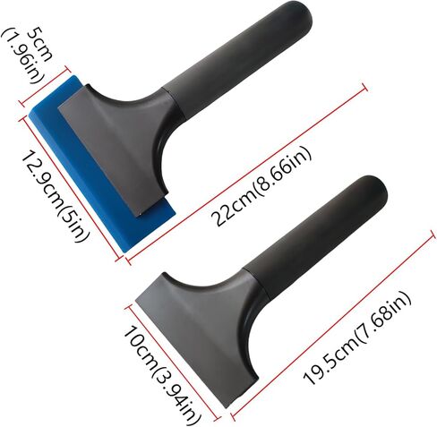 2 قطعة ممسحة صغيرة 5 بوصة شفرة ماء للسيارة والنافذة والمرايا والزجاج والباب الزجاجي للاستحمام وكونترتوب الحمام وحوض المطبخ in Kuwait