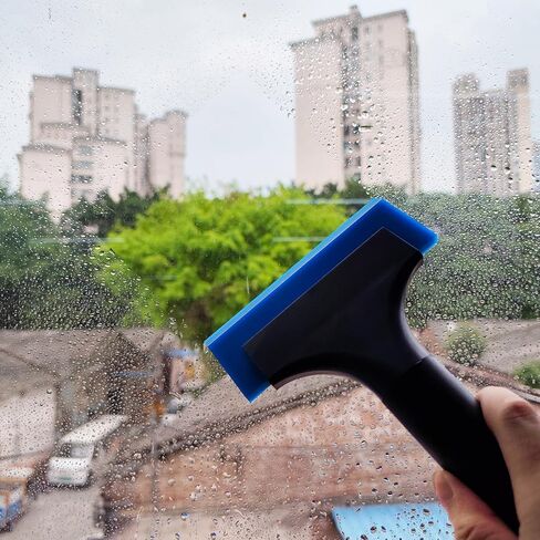 2 قطعة ممسحة صغيرة 5 بوصة شفرة ماء للسيارة والنافذة والمرايا والزجاج والباب الزجاجي للاستحمام وكونترتوب الحمام وحوض المطبخ in Kuwait