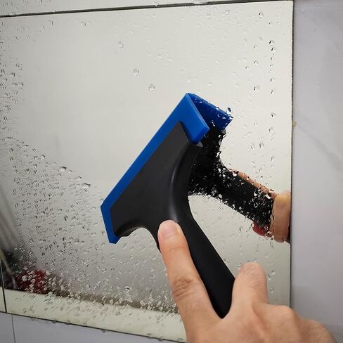 2 قطعة ممسحة صغيرة 5 بوصة شفرة ماء للسيارة والنافذة والمرايا والزجاج والباب الزجاجي للاستحمام وكونترتوب الحمام وحوض المطبخ in Kuwait