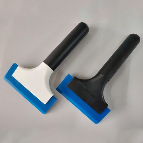 2 قطعة ممسحة صغيرة 5 بوصة شفرة ماء للسيارة والنافذة والمرايا والزجاج والباب الزجاجي للاستحمام وكونترتوب الحمام وحوض المطبخ in Kuwait