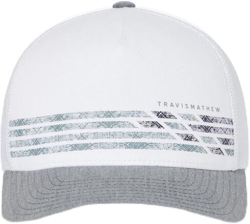 TravisMathew Men's First Access Hat One Size, White in Saudi Arabia