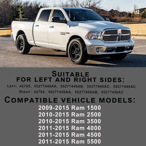 1 Pair Front Windshield Wiper Arm Kit Compatible with Ram 2009-2015 1500 2500 3500 4500 5500 Replaces OE 42765 42764 55277449AA 55277450AA 55277449AB 55277450AB 55277449AC 55277450AC in Kuwait