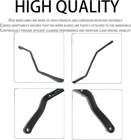 1 Pair Front Windshield Wiper Arm Kit Compatible with Ram 2009-2015 1500 2500 3500 4500 5500 Replaces OE 42765 42764 55277449AA 55277450AA 55277449AB 55277450AB 55277449AC 55277450AC in Kuwait