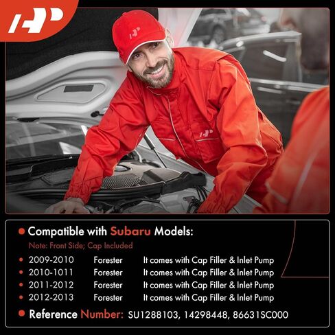 A-Premium Windshield Washer Reservoir Compatible with Select Subaru Models - Forester 2009 2010 2011 2012 2013 - Replace# 76841T5RA01PFM, 76846TP6C01 in Saudi Arabia