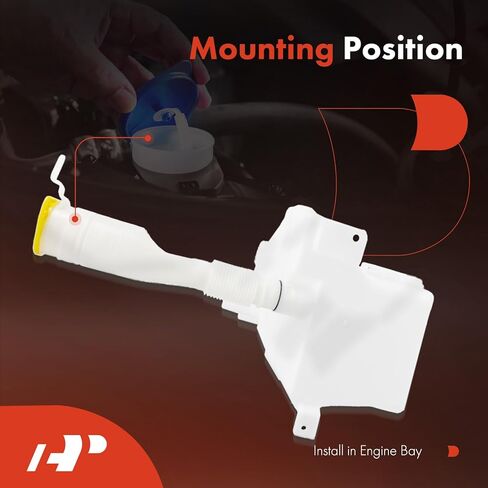 A-Premium Windshield Washer Reservoir Compatible with Select Subaru Models - Forester 2009 2010 2011 2012 2013 - Replace# 76841T5RA01PFM, 76846TP6C01 in Saudi Arabia