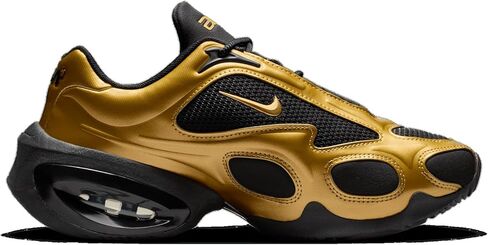Nike Air Max Muse - للنساء (ذهبي معدني/أسود) in Kuwait