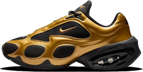 Nike Air Max Muse - للنساء (ذهبي معدني/أسود) in Kuwait