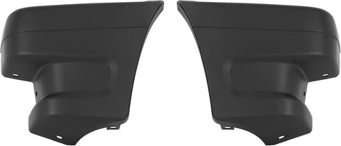 KUAFU Pair Front Bumper End Cap Compatible with 1990-1993 Mazda B2200 B2600 (submodel: Base, LE-5, SE-5) Replacement for MA1004108 UE5550040A LH & RH Plastic(PP) Textured Black in Saudi Arabia