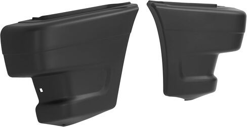 KUAFU Pair Front Bumper End Cap Compatible with 1990-1993 Mazda B2200 B2600 (submodel: Base, LE-5, SE-5) Replacement for MA1004108 UE5550040A LH & RH Plastic(PP) Textured Black in Saudi Arabia