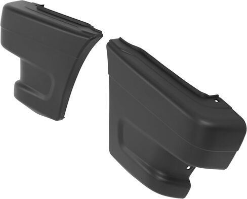 KUAFU Pair Front Bumper End Cap Compatible with 1990-1993 Mazda B2200 B2600 (submodel: Base, LE-5, SE-5) Replacement for MA1004108 UE5550040A LH & RH Plastic(PP) Textured Black in Saudi Arabia