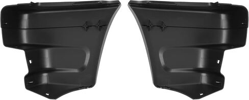 KUAFU Pair Front Bumper End Cap Compatible with 1990-1993 Mazda B2200 B2600 (submodel: Base, LE-5, SE-5) Replacement for MA1004108 UE5550040A LH & RH Plastic(PP) Textured Black in Saudi Arabia