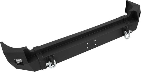 المصد الخلفي متوافق مع تويوتا إف جي كروزر 2007-2014 مع حلقة على شكل حرف D وأضواء LED مطلية بمسحوق أسود in Saudi Arabia