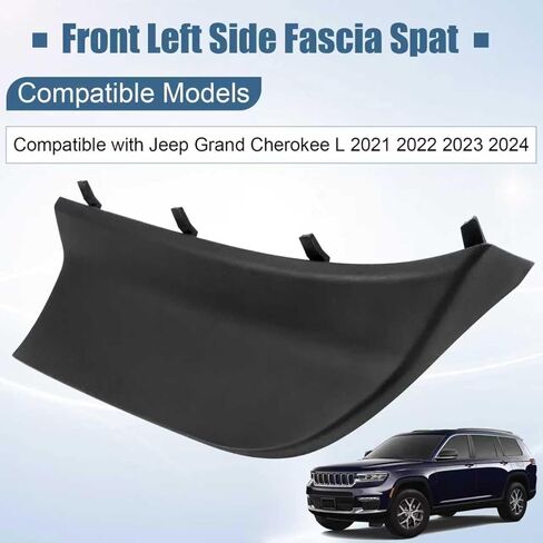 Front Left Side Fascia Spat Compatible with Jeep Grand Cherokee L 2021 2022 2023 2024 Front Left Driver Side Stone Deflector Replace 68421753AB 68421753AA in Saudi Arabia