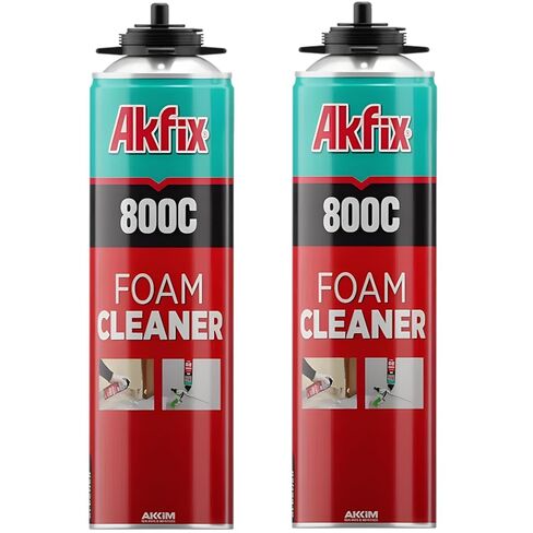 Akfix Thermcoat Spray Foam Insulation (40 Board Feet) - Wall & Attic Insulation Foam Spray, Polyurethane Expanding Foam, Closed Cell Spray Foam Insulation Kit, Gun & Cleaner NOT Included | 2 Pack in Kuwait