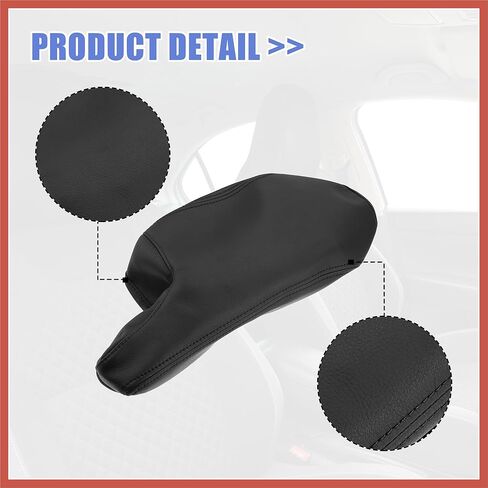 ACROPIX Car Center Console Armrest Cover for Mazda 3 2014-2016 Faux Leather Interior Arm Rest Cover Elbow Cushion Pad Black Car Parts in Saudi Arabia