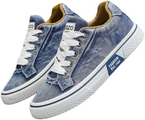 Men's Vintage Style Street-Inspired Canvas Skate Shoes - Solid Color Lace-Up Low Top Sneakers for Casual, Daily Wear - All-Season Rubber Sole Skateboarding Shoes with Round Toe in Saudi Arabia