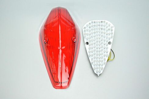 TOPZONE Compatible/Replacement for Honda VTX1300S, VTX 1300R, VTX1300T; Rear Lamp Brake Taillight (2. LED Taillight, Red Lens) in Saudi Arabia