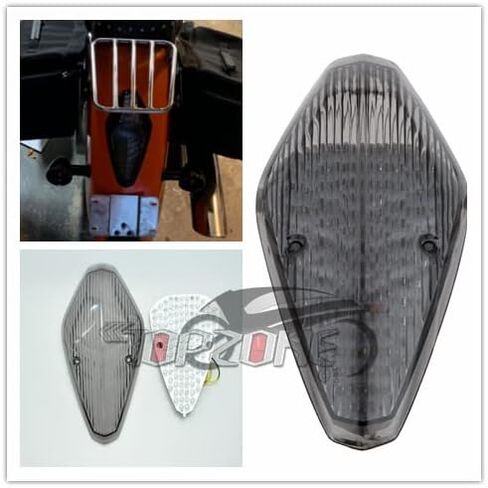 TOPZONE Compatible/Replacement for Honda VTX1300S, VTX 1300R, VTX1300T; Rear Lamp Brake Taillight (2. LED Taillight, Red Lens) in Saudi Arabia