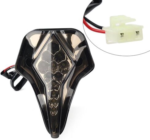 SIKUAI Motorbike Front Center Running LED Windscreen Light For Yamaha YZF R6 08-2012 Plastic Smoke in Kuwait