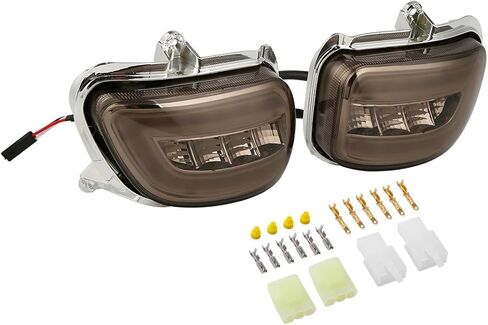 Front LED Turn Signals Clear Lens Fits for Honda Goldwing GL1800 2001-2017 02 03 in Saudi Arabia