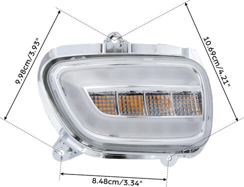 Front LED Turn Signals Clear Lens Fits for Honda Goldwing GL1800 2001-2017 02 03 in Saudi Arabia