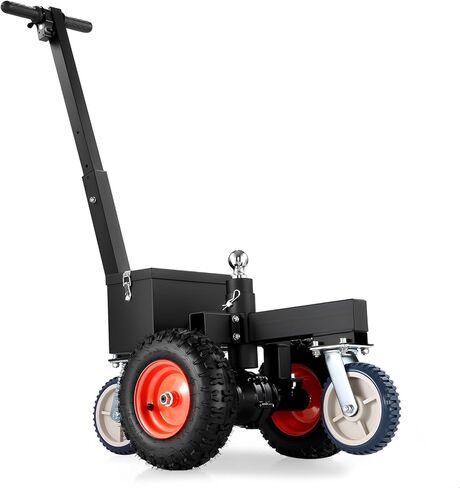 VEVOR Electric Trailer Dolly, 5000lbs Towing Capacity, 350W 12V Trailer Jockey Wheel with 22 ft/min Moving Speed, 12''-24.8'' Adjustable Clamp Height & 8'' Rubber Tire, for Moving Trailer Caravan Boat in Saudi Arabia
