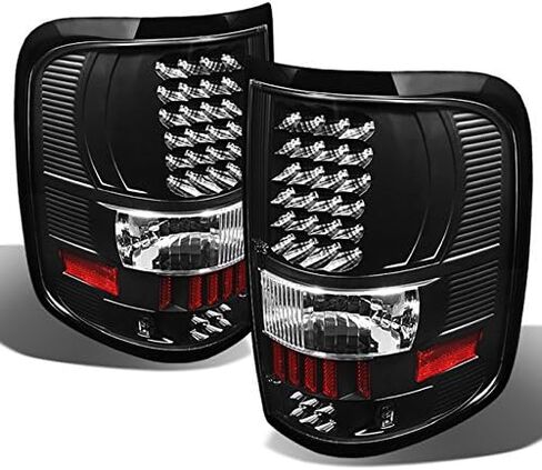 AKKON - لسيارة Ford F150 Pickup بإطار أسود مزدوج LED G2 للمصابيح الأمامية لجهاز العرض + مجموعة مصابيح خلفية in Saudi Arabia