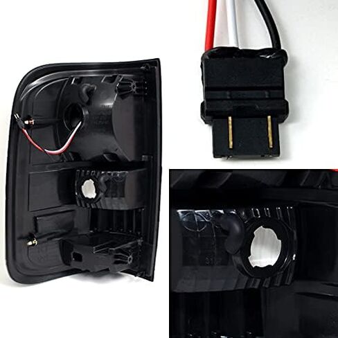 AKKON - لسيارة Ford F150 Pickup بإطار أسود مزدوج LED G2 للمصابيح الأمامية لجهاز العرض + مجموعة مصابيح خلفية in Saudi Arabia