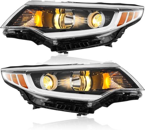TODO Headlight without LED RDL Assembly Compatible with 2016 2017 2018 Kia Optima Left Driver Side Headlamp for 2016 2017 2018 Optima 92101-D5000 92101D5000 KI2502196 in Saudi Arabia